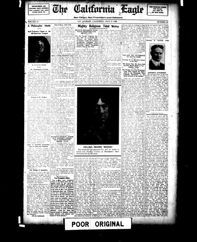 California Eagle, Jul 8, 1916