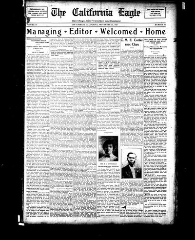 California Eagle, Sep 22, 1917