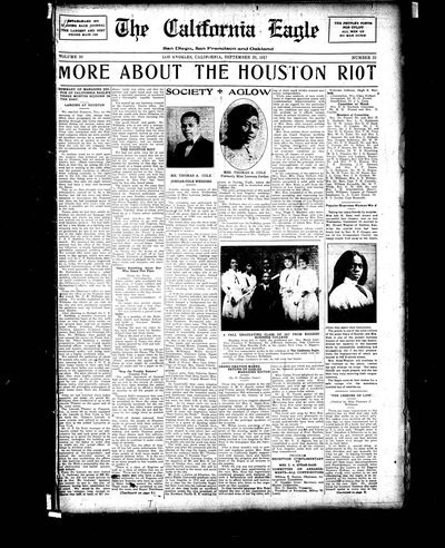 California Eagle, Sep 29, 1917