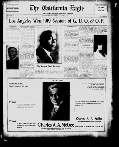California Eagle, Aug 10, 1918