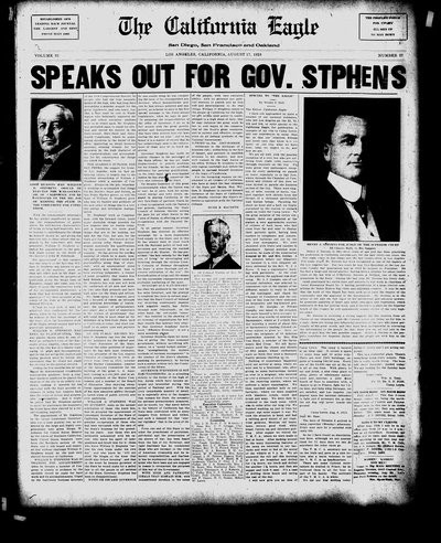 California Eagle, Aug 17, 1918