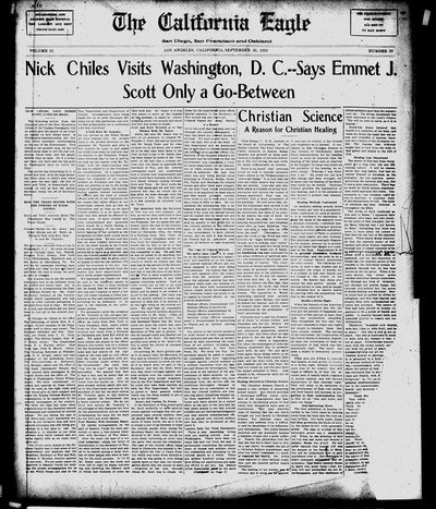 California Eagle, Sep 21, 1918