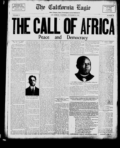 California Eagle, Nov 30, 1918