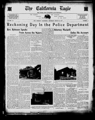 California Eagle, Mar 15, 1919