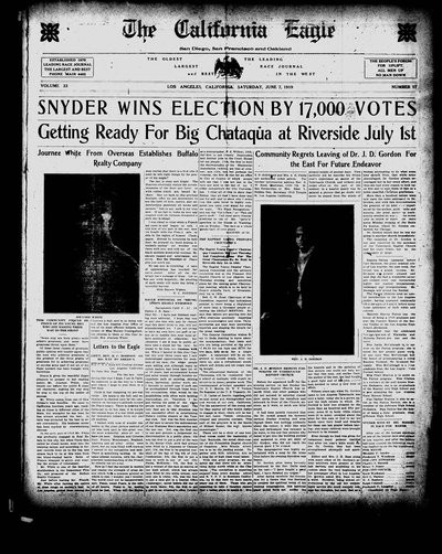 California Eagle, May 7, 1919