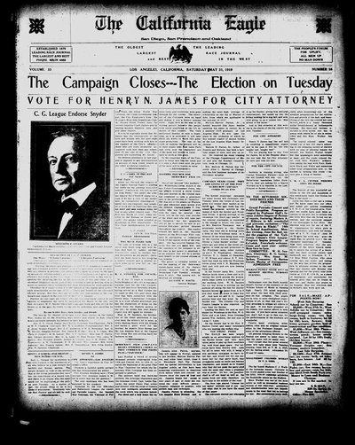 California Eagle, May 31, 1919