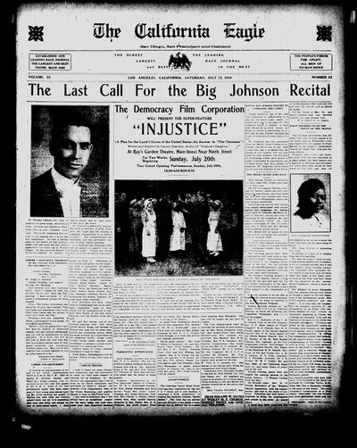 California Eagle, Jul 12, 1919