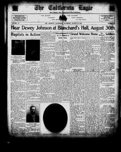California Eagle, Aug 23, 1919