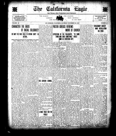 California Eagle, Nov 22, 1919