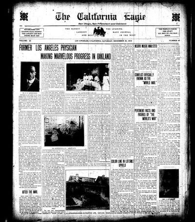 California Eagle, Dec 20, 1919