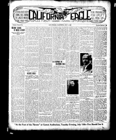 California Eagle, Jul 9, 1921