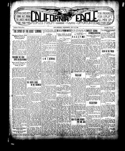 California Eagle, Jul 23, 1921