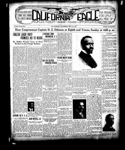 California Eagle, Sep 24, 1921