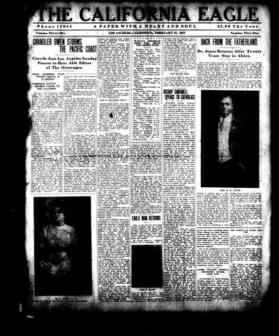 California Eagle, Feb 25, 1922