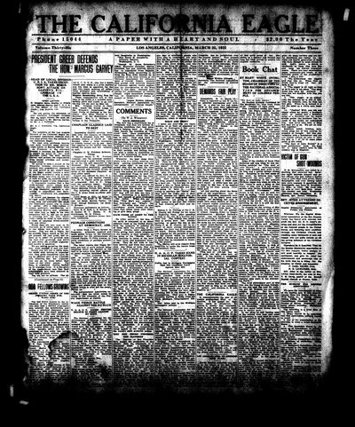 California Eagle, Mar 25, 1922
