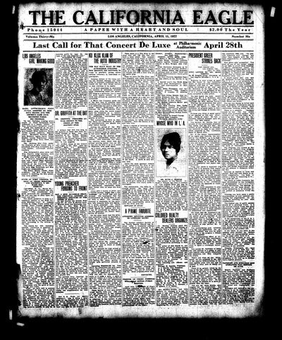 California Eagle, Apr 15, 1922