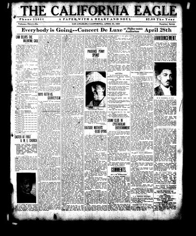California Eagle, Apr 22, 1922