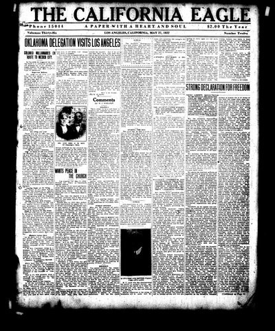California Eagle, May 27, 1922