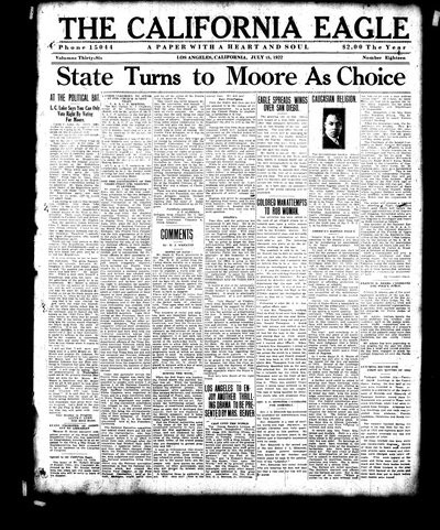 California Eagle, Jul 15, 1922