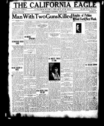 California Eagle, Jul 22, 1922