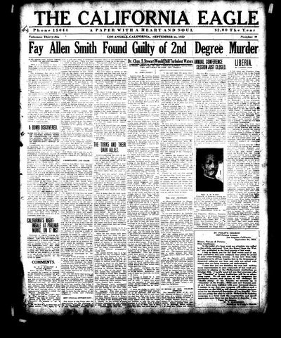California Eagle, Sep 30, 1922
