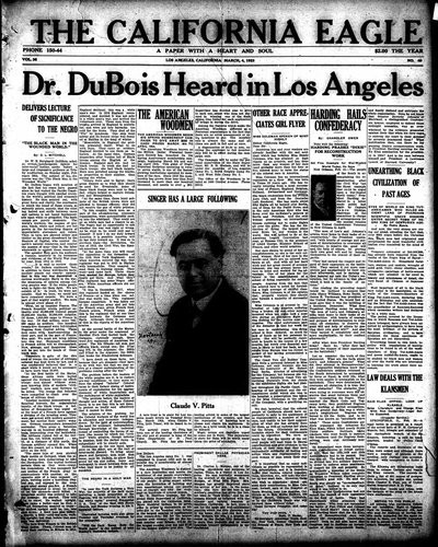 California Eagle, Mar 4, 1923