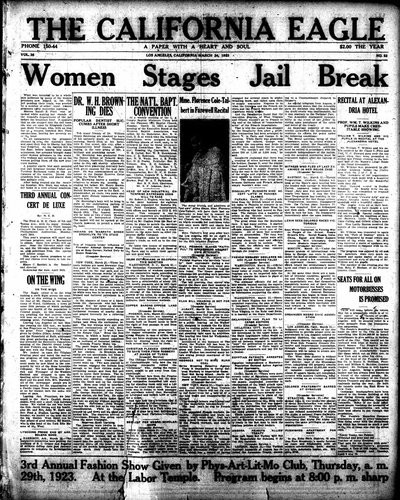 California Eagle, Mar 24, 1923