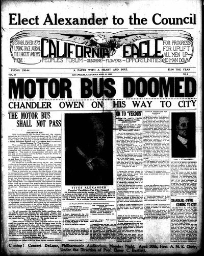 California Eagle, Apr 21, 1923