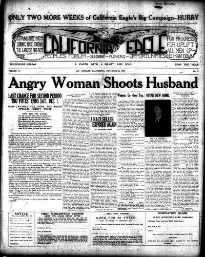 California Eagle, Nov 23, 1923