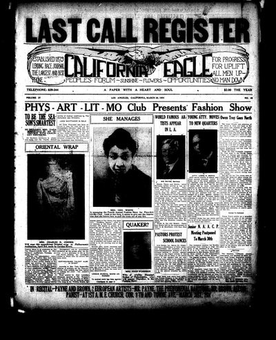 California Eagle, Mar 28, 1924