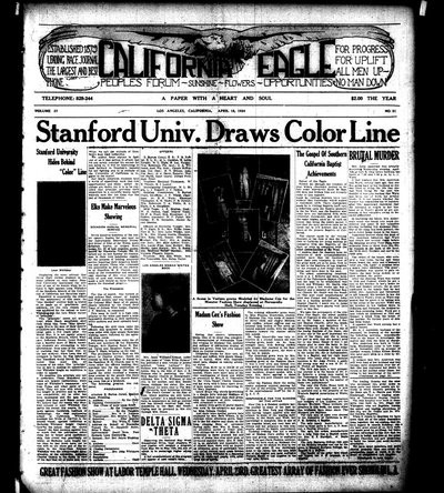 California Eagle, Apr 18, 1924