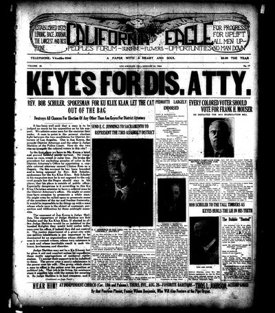 California Eagle, Aug 22, 1924