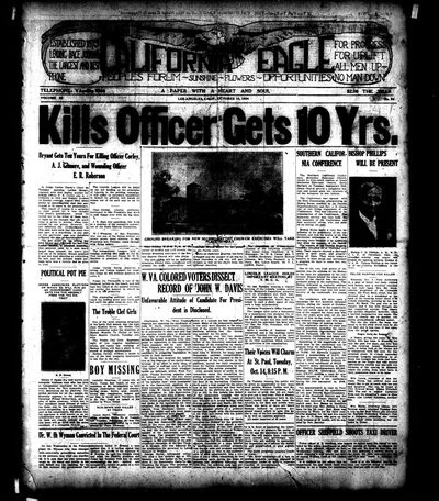 California Eagle, Oct 10, 1924