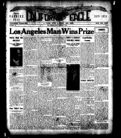California Eagle, Oct 17, 1924