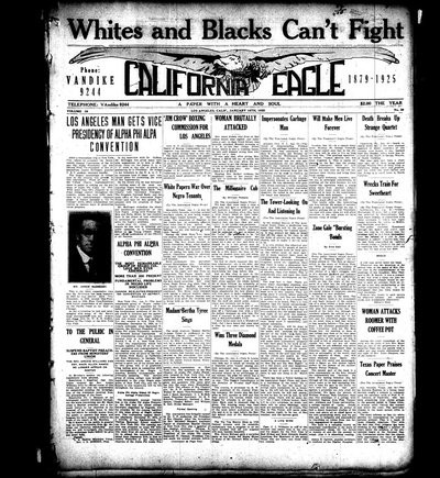 California Eagle, Jan 16, 1925
