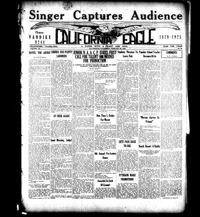 California Eagle, Feb 20, 1925