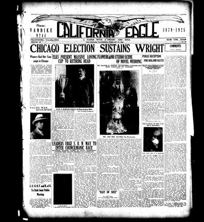 California Eagle, Feb 27, 1925