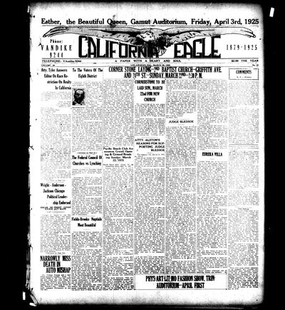 California Eagle, Mar 20, 1925