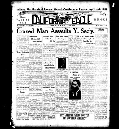 California Eagle, Mar 27, 1925