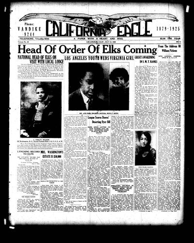 California Eagle, Jul 10, 1925