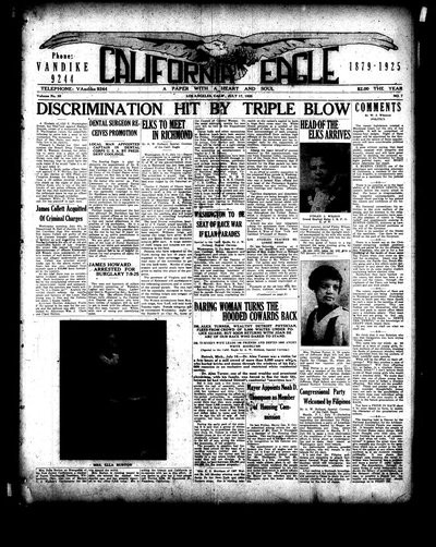 California Eagle, Jul 17, 1925