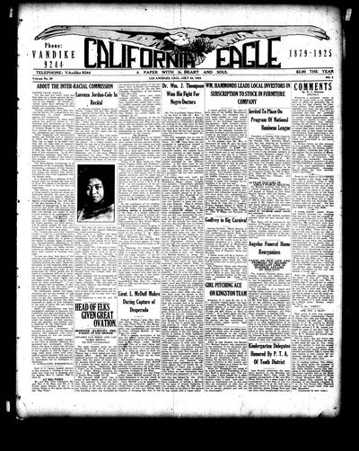 California Eagle, Jul 24, 1925