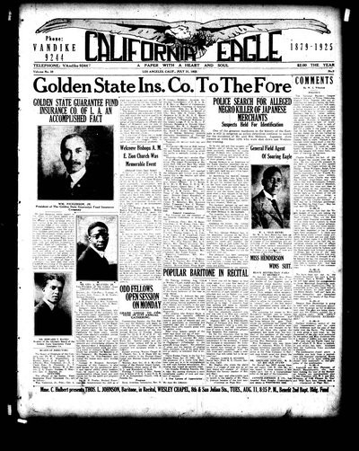 California Eagle, Jul 31, 1925