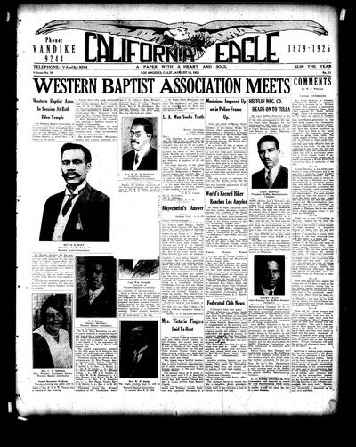 California Eagle, Aug 14, 1925