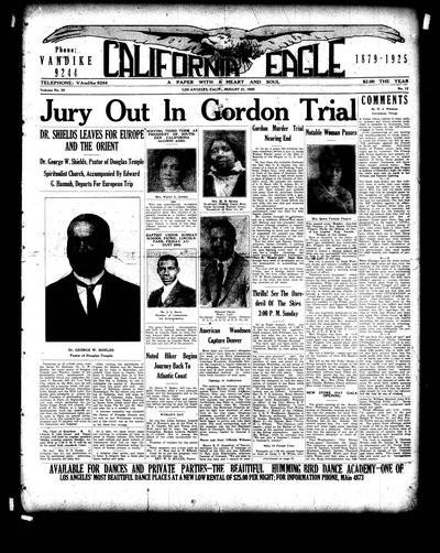 California Eagle, Aug 21, 1925