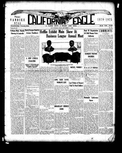 California Eagle, Sep 11, 1925