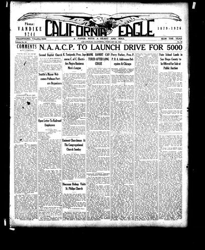California Eagle, Feb 26, 1926