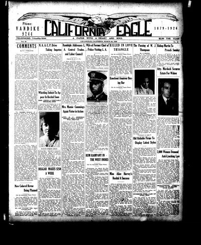 California Eagle, Mar 26, 1926