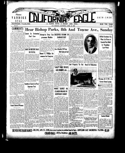 California Eagle, Apr 16, 1926