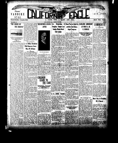 California Eagle, Aug 20, 1926